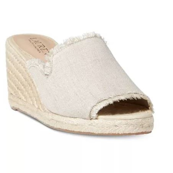 lauren espadrille wedge sandal